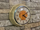 VTG INGRAHAM SHELL-PENNZOIL OLD GAS STATION OIL ADVERTISING WALL CLOCK SIGN PUMP