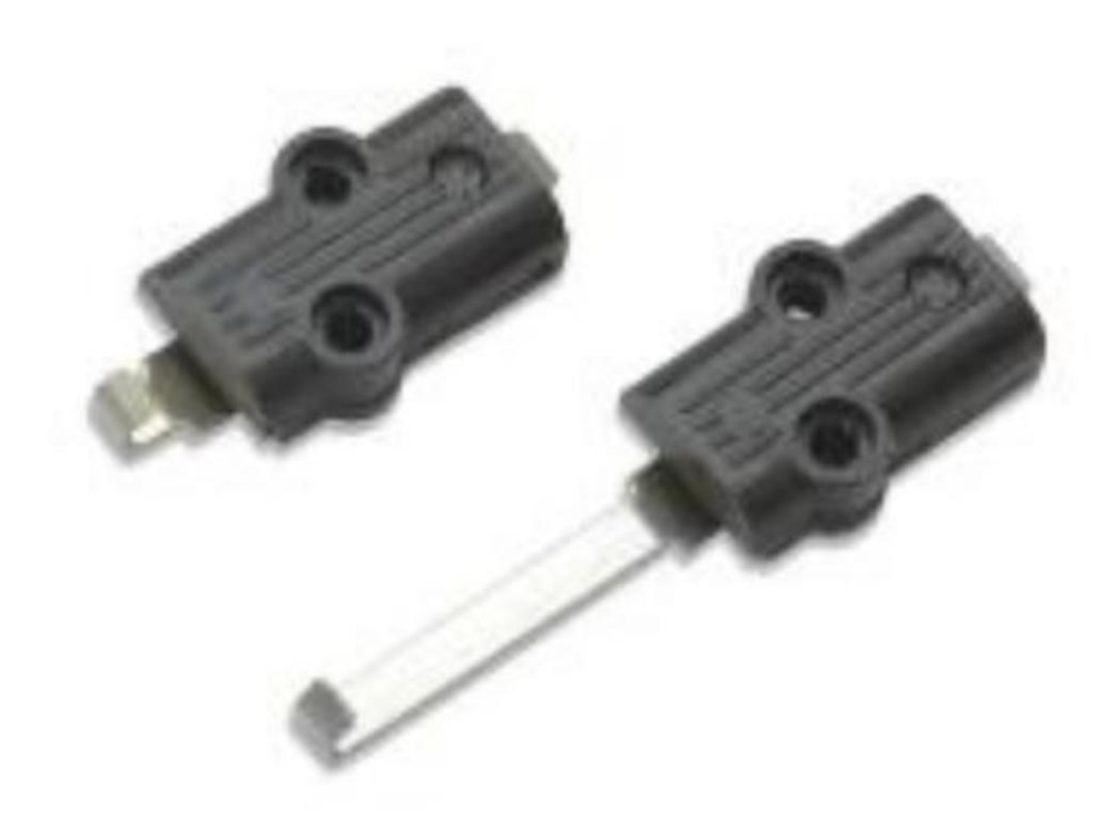 Peco ST-273 Setrack Twin Power Connecting Clips (One Pair) OO/HO Guage