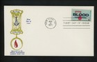 US FDC #1425 GW Masonic Stamp Club 1971 New York NY Blood Donor Program — photo 1