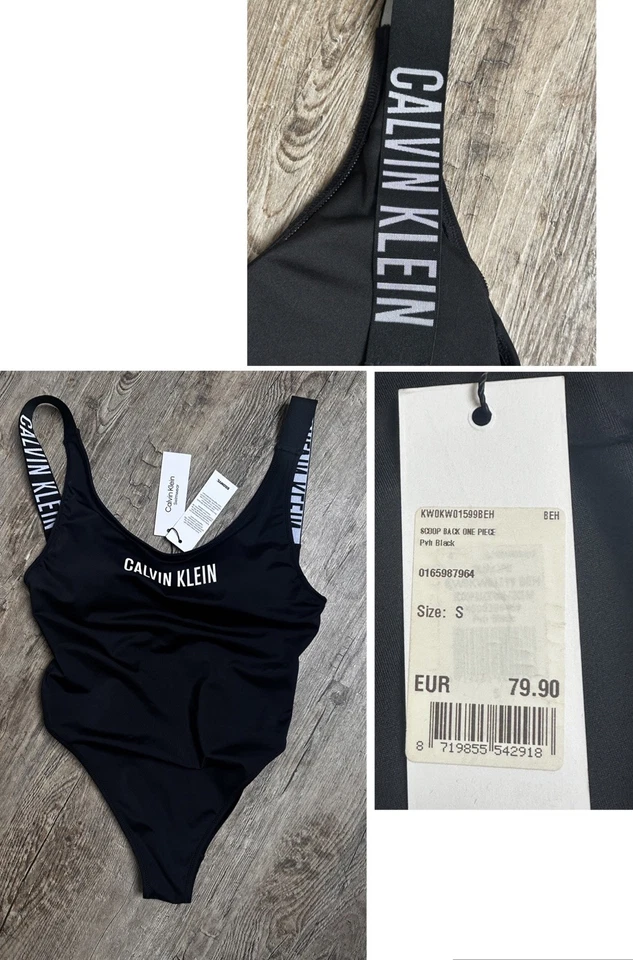 Etikettpreis: 79,90 € Calvin Klein Badeanzug damen Große S - Weihnachtsgeschenk - Bild 2 von 4
