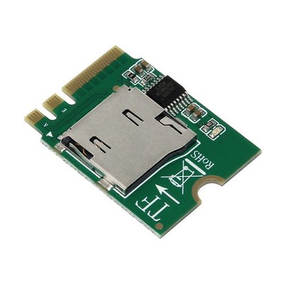 M.2 A/E KEY Wireless Network Card Micro SD SDHC TF Adapter Card Support 2230