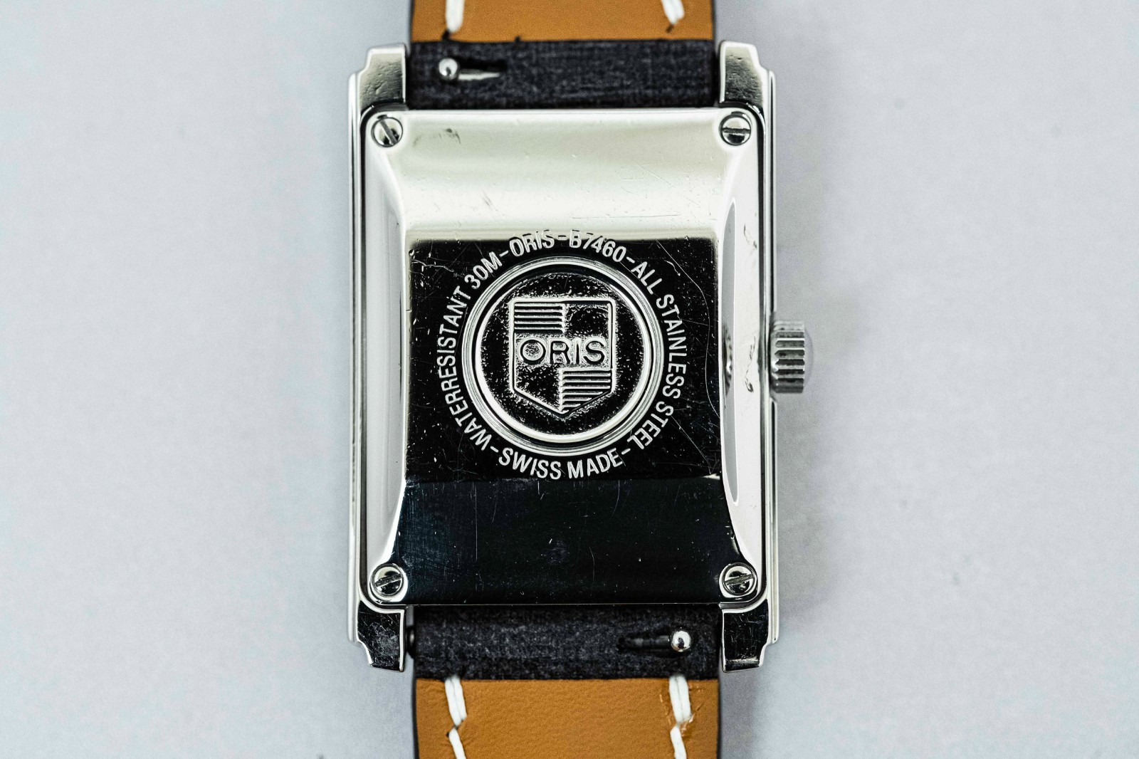 OH Serviced *NEAR MINT* ORIS Rectangular B7460 Au… - image 8