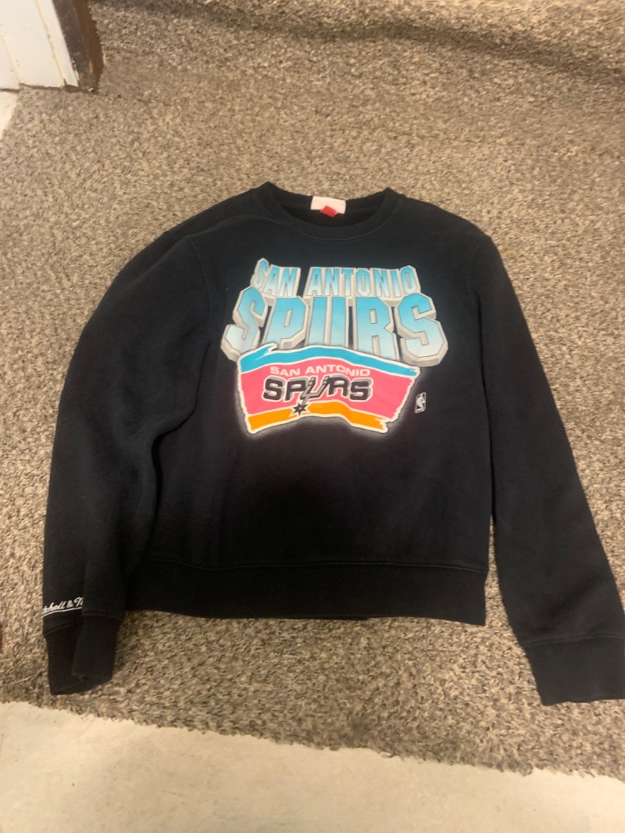 90s San Antonio Spurs sweatshirt nba Mitchell & Ness | eBay