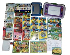 Large LeapFrog LOT Imagination Desk LeapPad Plus Writing Bags Puzzles  TESTED