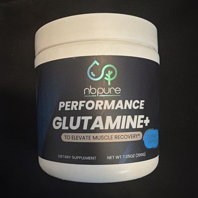 nbpure Performance Glutamine+ PepForm Peptides Powder, 7.05 oz, No Fillers