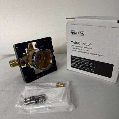 Delta Multi Choice Universal Tub Shower Rough Inlet/Outlet R10000 50353