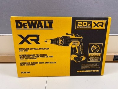 DeWALT 20V Max XR Drywall Screwgun Brushless DCF630B 20 Volt Tool Only New