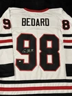 Connor Bedard Chicago Blackhawks Signed Hockey Jersey with COA