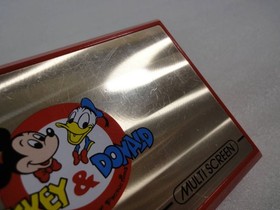 Used Nintendo Folding Multi-Screen Game & Watch #6000 Mickey & Donald [DM-53]