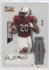 2022 Wild Card MATTE Auto Premium White - Red Foil 25/25 Kevin Harris Auto 2b2