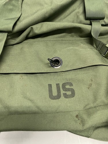 USGI OD Green Improved Duffel Bag Shoulder Straps Removed  - 第 2/10 張圖片
