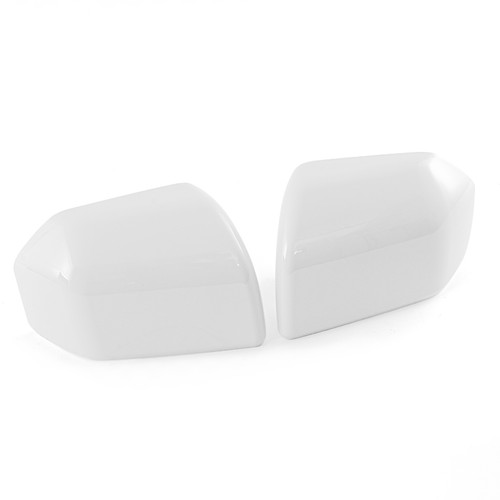 White Side Wing Mirror Cover Cap Housing For 2015-2020 Ford F150 F-150 Clip-on - Picture 9 of 13