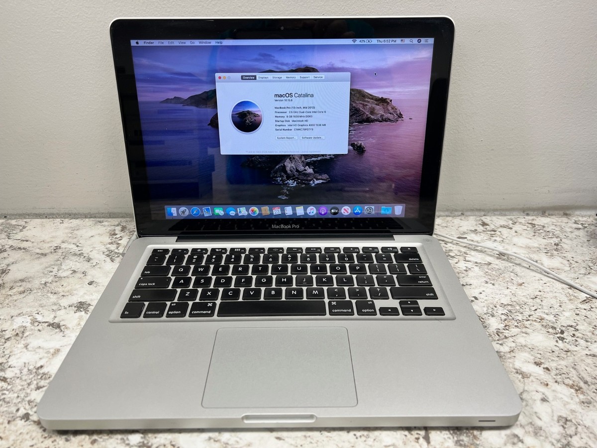 MacBook本体 MacBook Pro Mid 2012 SSD500GB MacBook Pro 13'' Mid 2012 Intel Core i5 2.5GHz 4GB 500GB Hard Disk