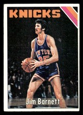 1975 TOPPS JIM BARNETT 92 VG BASKETBALL NEW YORK KNICKS