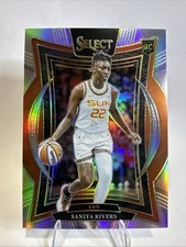 Saniya Rivers 2025 Panini Select WNBA RC Silver Prizm Rookie #52