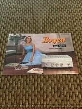 1958 Bogen Amplifiers Brochure Electronics Mixers Amps Speakers Vintage