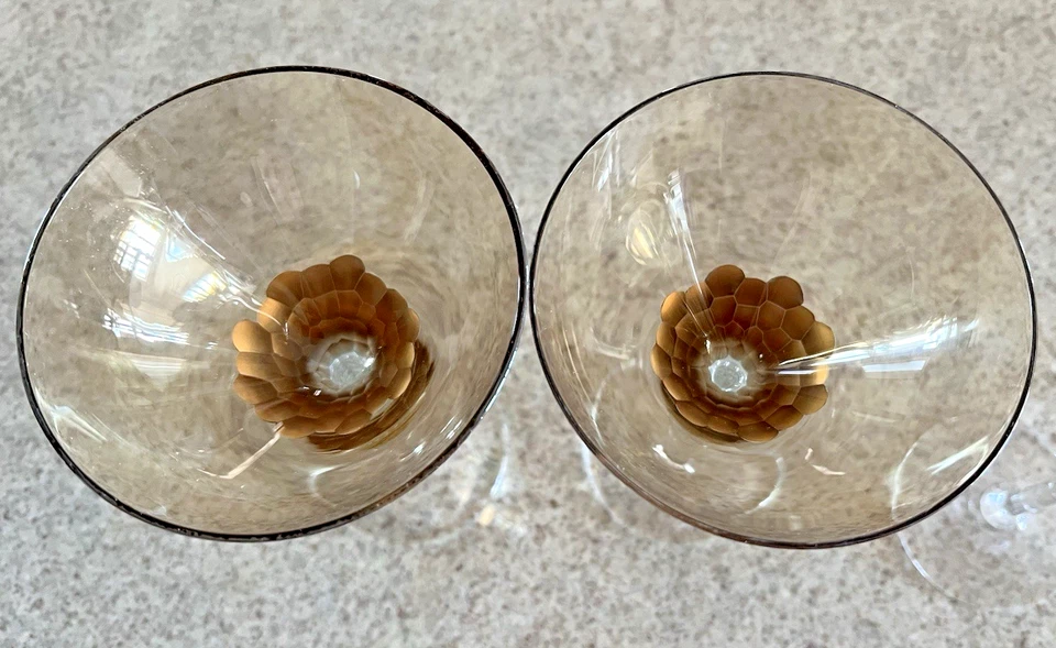 Óculos Martini Kim Seybert Gold "Paillete" #2083G - Conjunto de 4 - Imagem 4 de 4