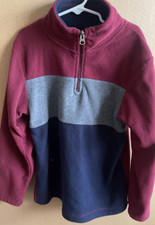 YOUTH CHILDREN'S PLACE SIZE 7/8 1/4 ZIP SWEATER MULTICOLOR