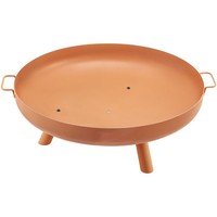 Feuerschale 77Cm Stahl Feuerstelle Terrasse Garten Feuer Schale 3 FüßE