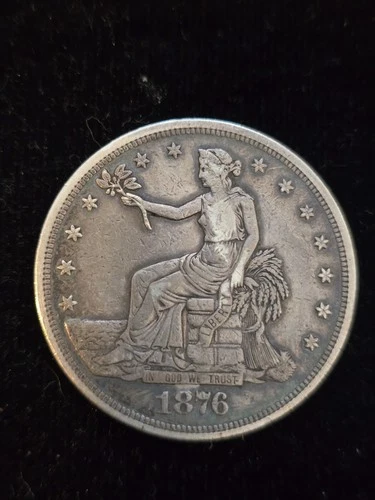 1876 Trade Silver Dollar