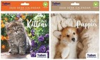 2026 Kittens Puppies Desk Calendar Planner Month to View Home Office Cats Dogs