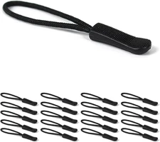 20PCS Zipper Pull - Pulls Replacement, Fluorescent Black