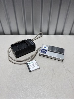 Sony Cyber-shot DSC-T7 5.1MP Digital Camera - Silver for sale