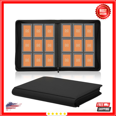 Toploader Binder Holds 288 Toploaders 9 Pocket Top Loader Binders for 3 x 4''USA