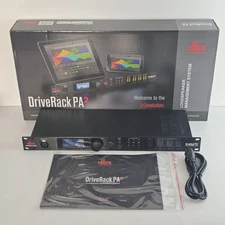 NEW DBX DriveRack PA2 Complete Loudspeaker Management System Black US