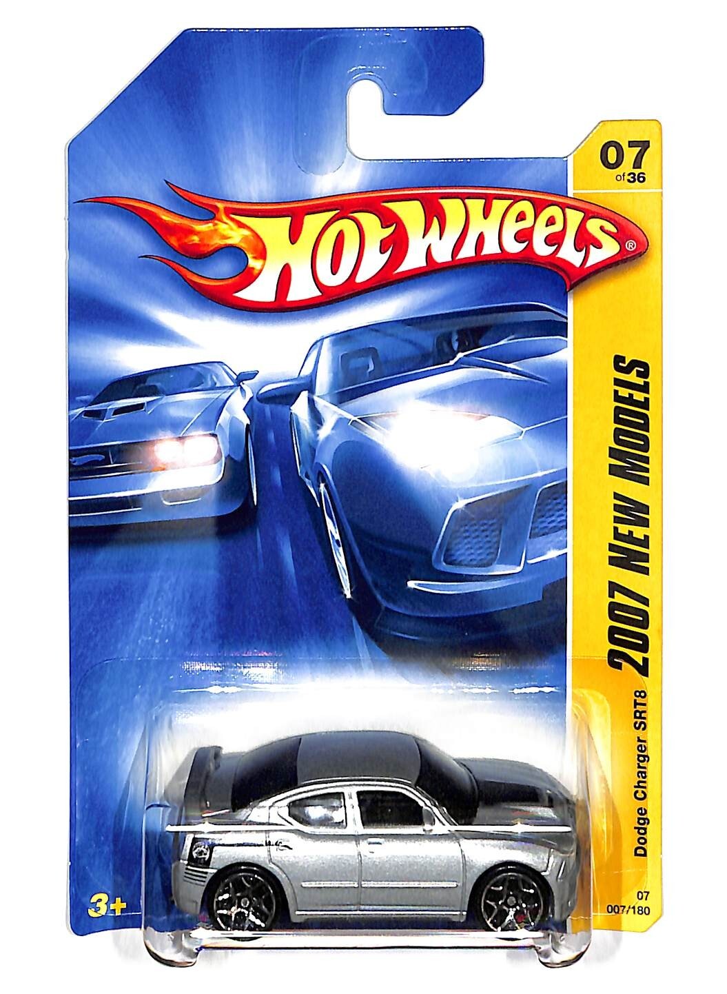 Hot Wheels Dodge Charger SRT8 2007 New Models Series - K6139 NRFP Gray 1:64