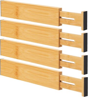 Drawer Dividers Organizers, Kitchen Drawer Organizer, Adjustable Drawer Divid...