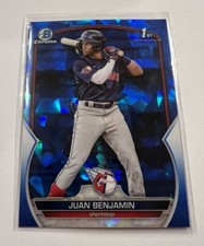 2023 Bowman Chrome Sapphire Juan Benjamin #BCP-151 Guardians 1st Bowman