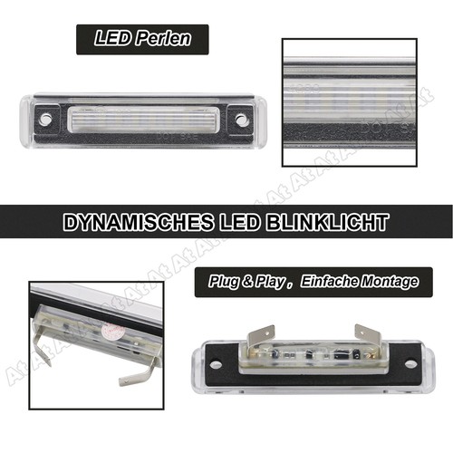 Led Kennzeichenbeleuchtung für Mercecdes SL R129 E Klasse T Modell S124 1993-01 - Afbeelding 5 van 11