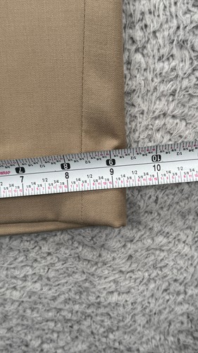 Lauren Ralph Lauren Mens Pants 38x34 Beige Super 120s Cashmere Pure Wool NEW - Picture 9 of 15