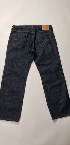 Levi's 559 Herren Jeans Denim Blau Dark Wash Straight Leg Baumwolle Größe 36x30 - Bild 9 von 18