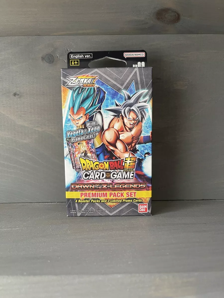  BANDAI NAMCO Entertainment Dragon Ball Super Card Game: Dawn of  The Z-Legends Premium Pack Set : Toys & Games