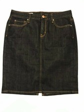GAP 1969 Blue Denim Front Zip 5 Pocket Skirt Size: 28 New w/o Tags