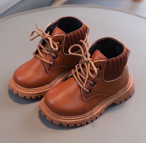Moda Niños Niños Niñas Botines Informales Otoño Invierno Caminar Botas Cortas - Imagen 19 de 20