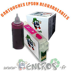 Kit cartouche rechargeable Epson T0593 magenta de 13ml pour imprimante Stylus Photo