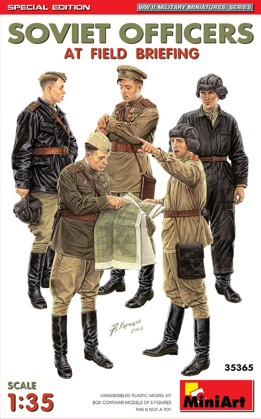 MiniArt 35233 Soviet Soldiers Taking A Break - 1/35 Scale Plastic Model Kit