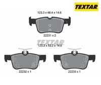 Bremsbelagsatz, Scheibenbremse Q+ Textar 2223103 FüR Ford