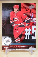 2017-18 Upper Deck Hockey Base #287 Trevor Van Riemsdyk - Carolina Hurricanes