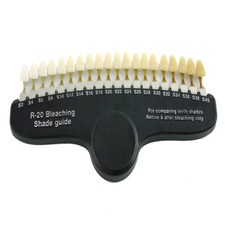 Dental Teeth Whitening Resin Shade Guide R20 3D Tooth Bleaching Shade Guide