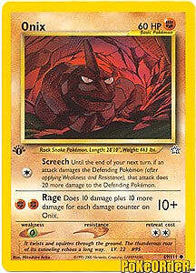 onix pokemon card price Pokémon Card Onix #95 TV Animation Blue Logo 1st Print ENG L015959 – AGS  Collectibles