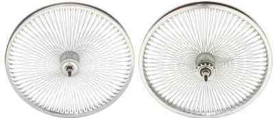 #ad #ad Pair of 20quot; Lowrider Bicycle Dayton Chrome Wheels 140 Spokes Front amp; Rear 144 $149.99