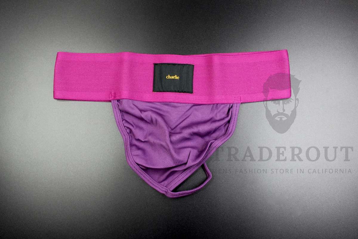 Purple thong underwear deals