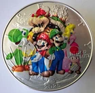 Super Mario - American Silver Eagle 1oz .999 Limited Edition Silver Dollar Coin