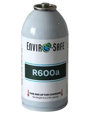 R600a "HC" New Modern Organic Coolant, Enviro-Safe R600a (1) 6 oz. Can