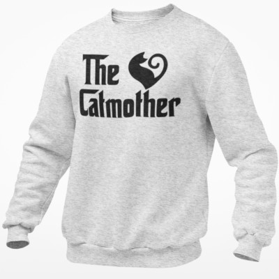 Pullover Sweatshirt Katze Katzenmutter Tierbesitzerin Freundin Mama Weihnachtsgeschenk