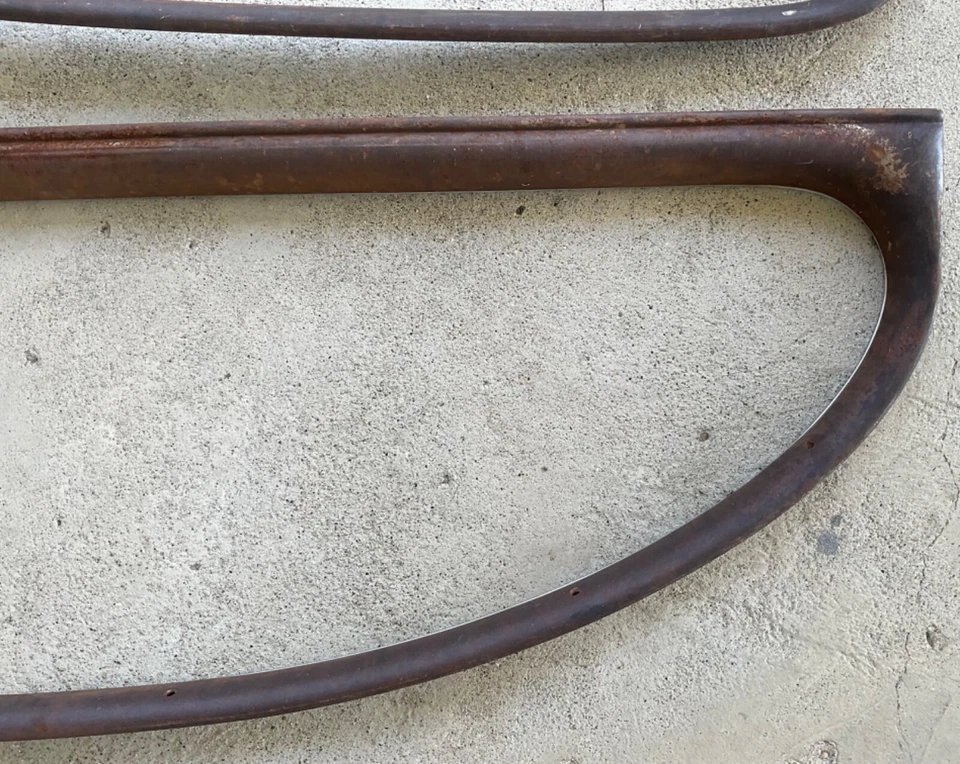 1942 = FORD SUPER DELUXE VENTANA TRASERA DERECHA INTERIOR Y EXTERIOR ADORNO = OEM Foto 4 de 4